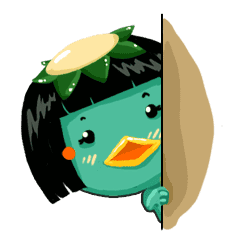 Kappapyon La Fille Kappa Mignon Stickers Line Line Store