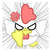 Mr.Chicken Sticker