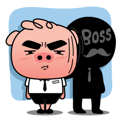 Pigie Salary man and Boss