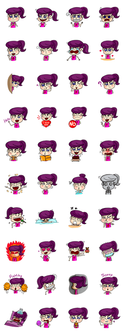 Yam Roll, a cute little girl