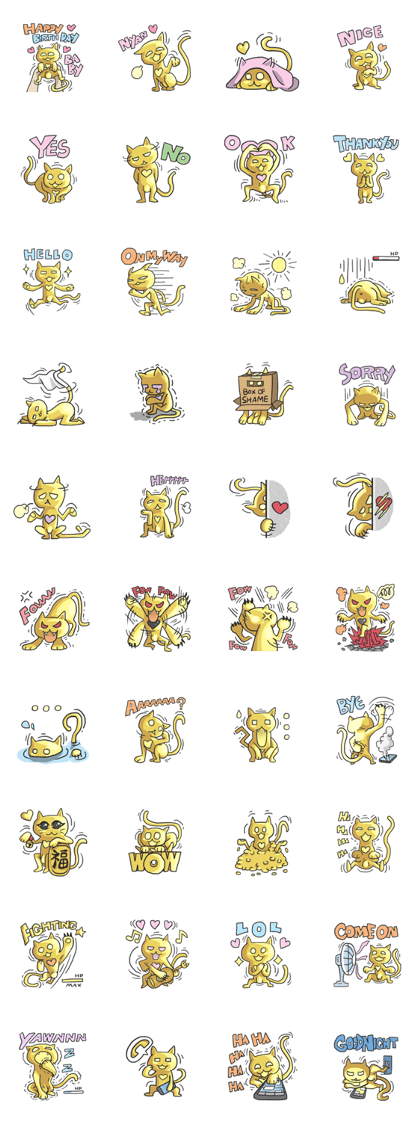 AsB - Oro (The Golden Comic Cat)