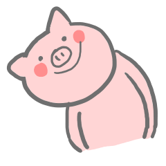 The smile of pig