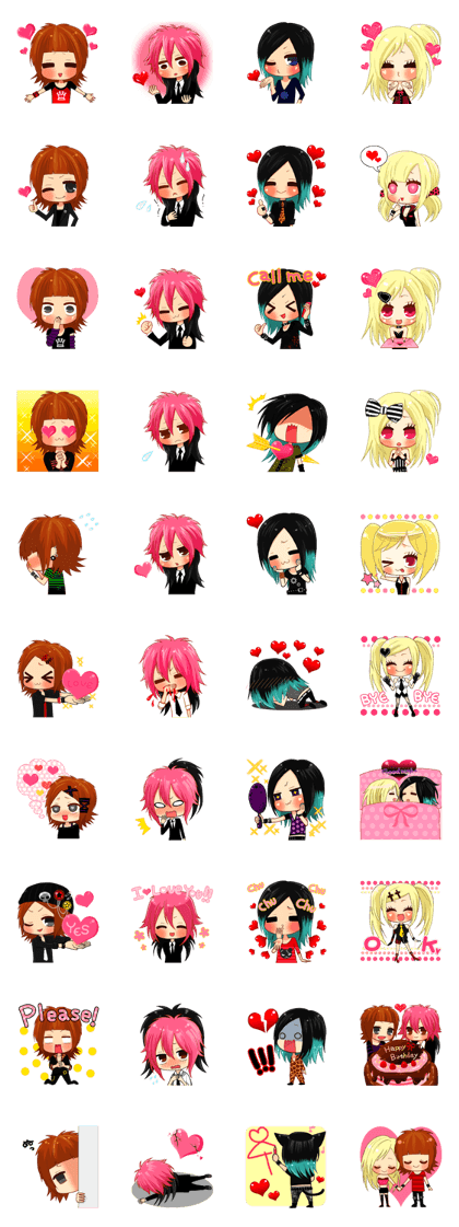 We four,punk rockers~being in iove~