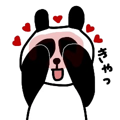 Cute panda Sticker 3