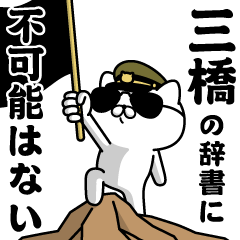 "MITSUHASHI"name/Military cat