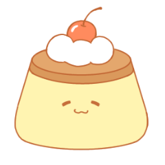 Four pudding sticker