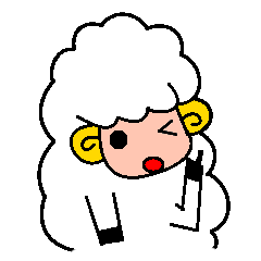 The sheep's lovely sticker
