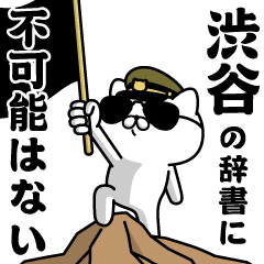 "SHIBUYA"name/Military cat
