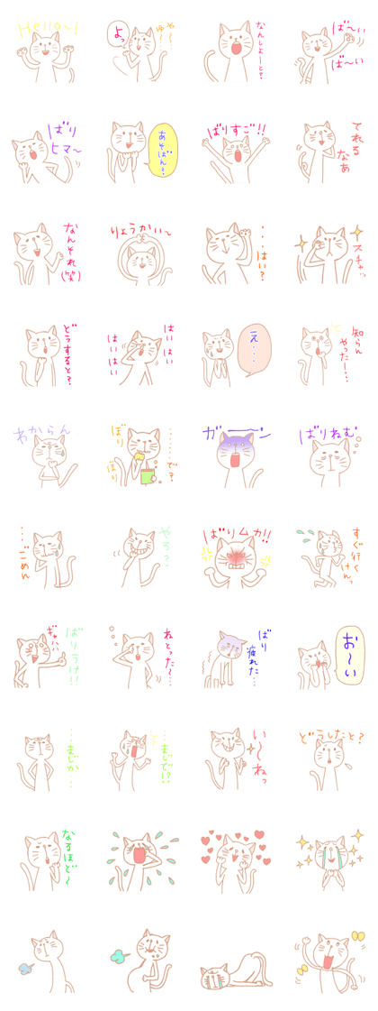 White cat is from Fukuoka city,Japan.