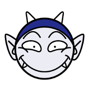 Oni man Blue