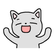 Expressive ash cat