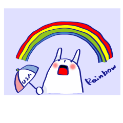 50音の中のうさ子 Line スタンプ Line Store