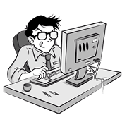 Taro's daily work life