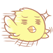 A little funny chick sticker