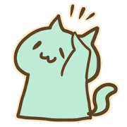 Mint Color Cat
