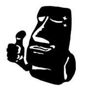 Shadowgraph of the Moai