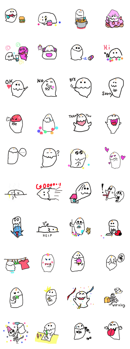 Cheerful ghost