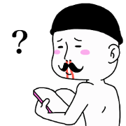 Cute Gentleman OYAJI Sticker!