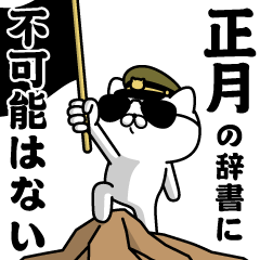 "SHOUGATSU"name/Military cat