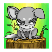 Sticker of a cute chihuahua.