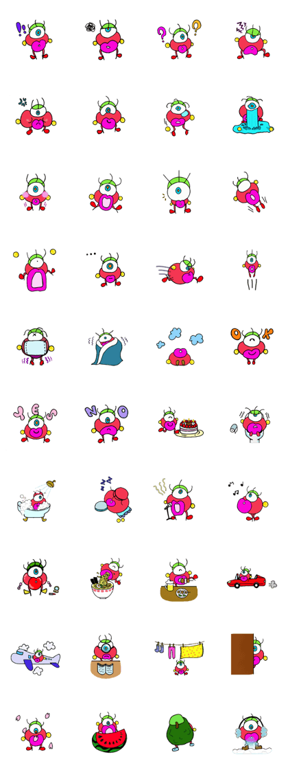 The snazzy monster "PIMO"