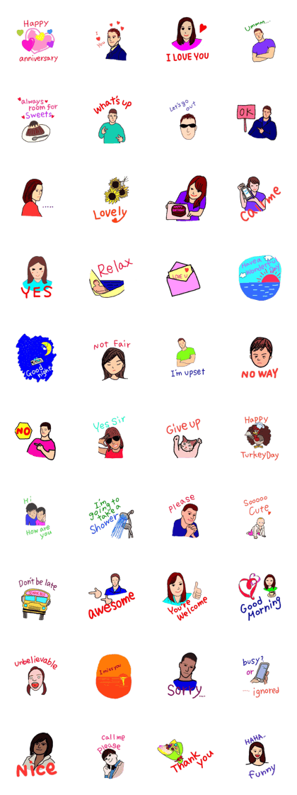 couples sticker