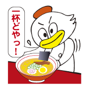 Chinese noodle shop of a duck