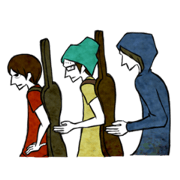 a three-piece band