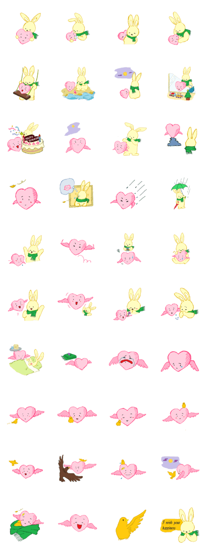 Be moved to tears (Heart & Rabbit)