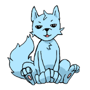 The child wolf who talks with friends