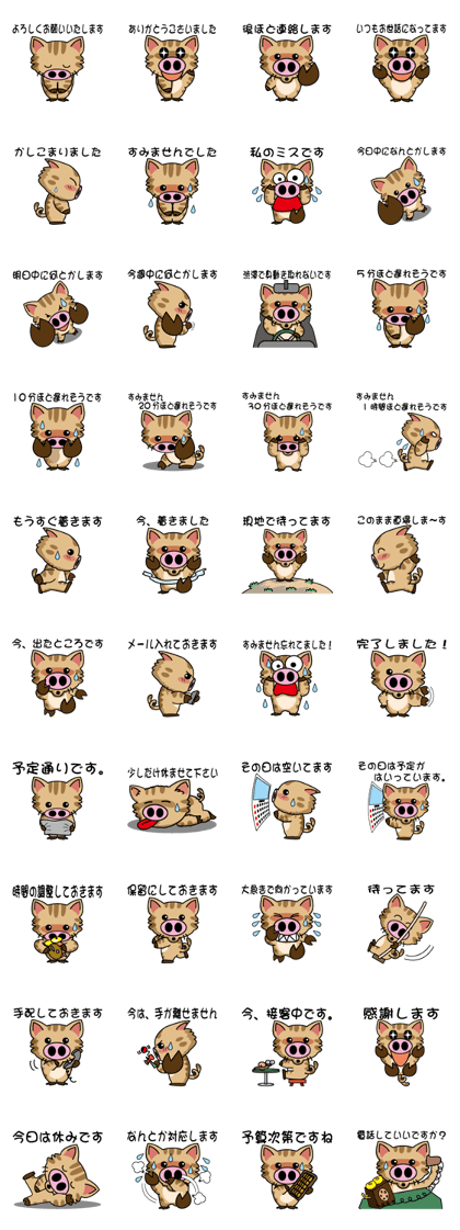 Cat of a pig business version