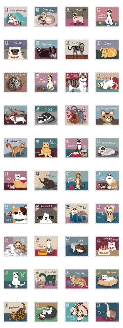 Nelco Cat postage