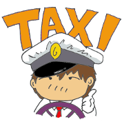 THE TAXI DRIVER STICKER