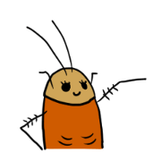 The Cute Brown Insect Girl