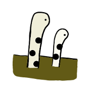 lovely Spotted garden eel