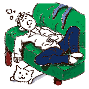 Salaryman and dog