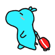 Sticker of Pretty Hippoptamus