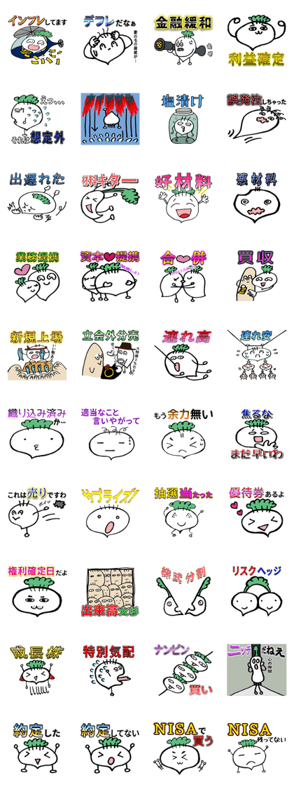 Stock sticker of Kabuo2