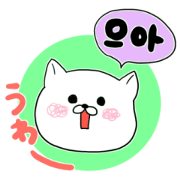 Cute Cat Korean &Japanese Language
