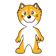 Mameshiba Sticker Gon Samurai