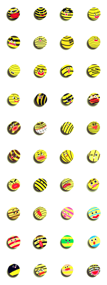 Striped balls!