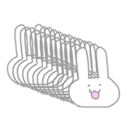 The pretty,strange rabbit