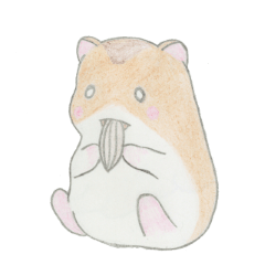 Color pencil hamsters "IROHAMU"