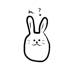 Basic expressionless rabbit