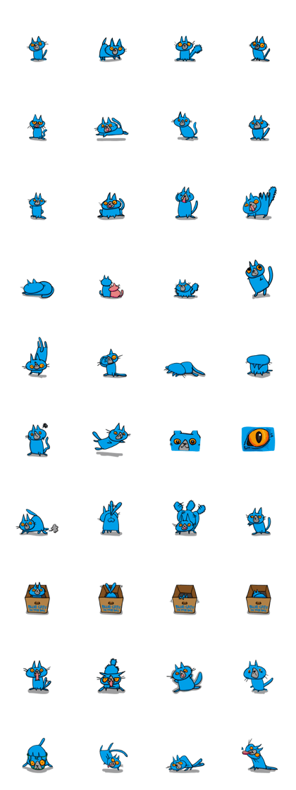 THE BLUE CAT
