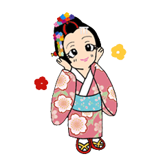 Pure Japanese geisha