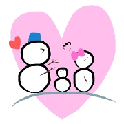 Snowman family