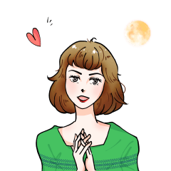 Moon and Woman