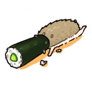 Sushi and hedgehog,"Sudgehog"!