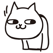 Leer to cat sticker